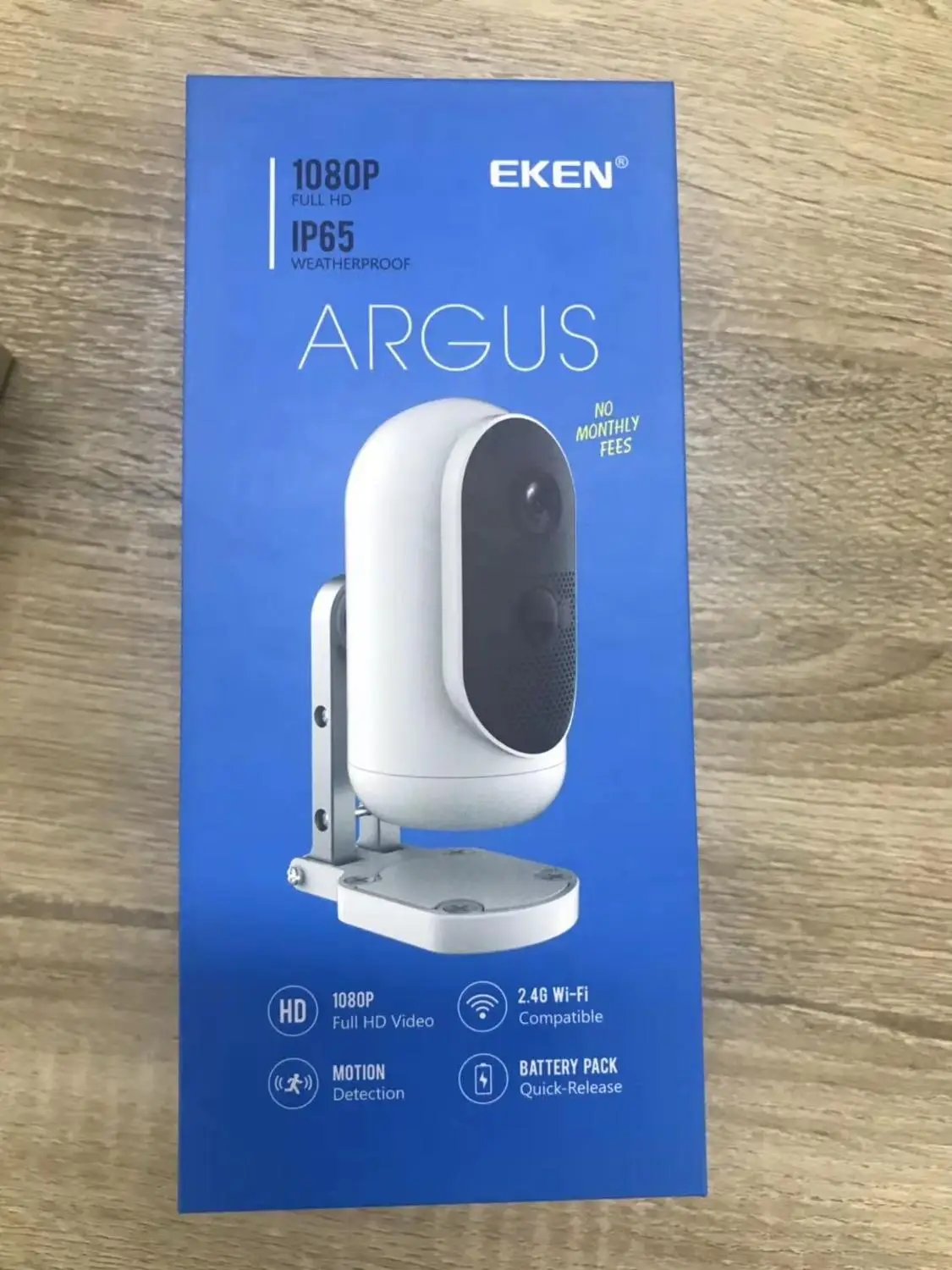 Оригинальная уличная камера видеонаблюдения Eken Argus 1080P FUll HD с питанием от