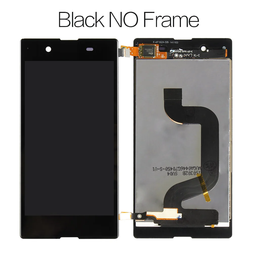 Black no Frame Протестированный 4,5 ''854x480 дисплей для SONY Xpeira E3 ЖК сенсорный экран дигитайзер дисплей для SONY Xperia E3 lcd D2203 - Цвет: Black no Frame