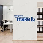 Dream успеха сделать это положительный Наклейка на стену с цитатами для Гостиная Спальня украшения офиса Наклейка на стену CX906