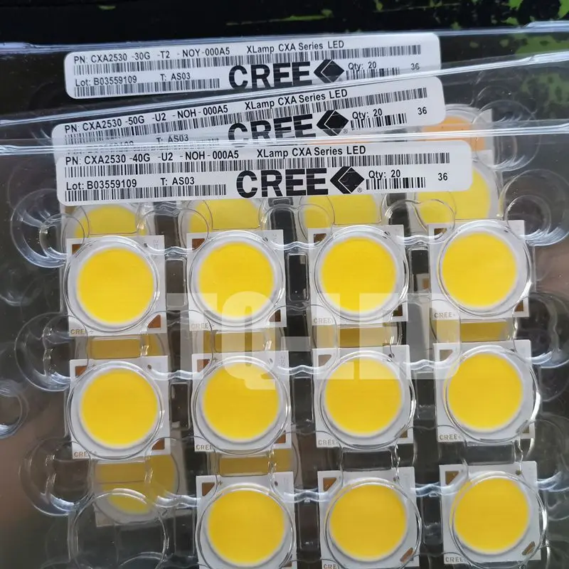 65 Вт CREE CXA2530 80CRI 3000K 4000K 5000K Высокий люмен выход COB Led | Лампы и освещение