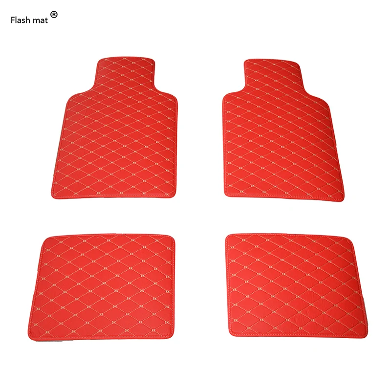 Flash mat Universal car floor mats for Mitsubishi Pajero ASX Lancer SPORT EX Zinger FORTIS Outlander Grandis Galant styling | Автомобили и