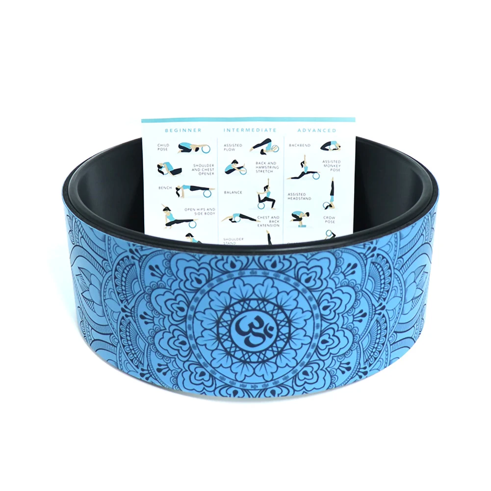 Йога Пилатес круг для йоги TPE ролик фитнеса колеса назад тренировочный