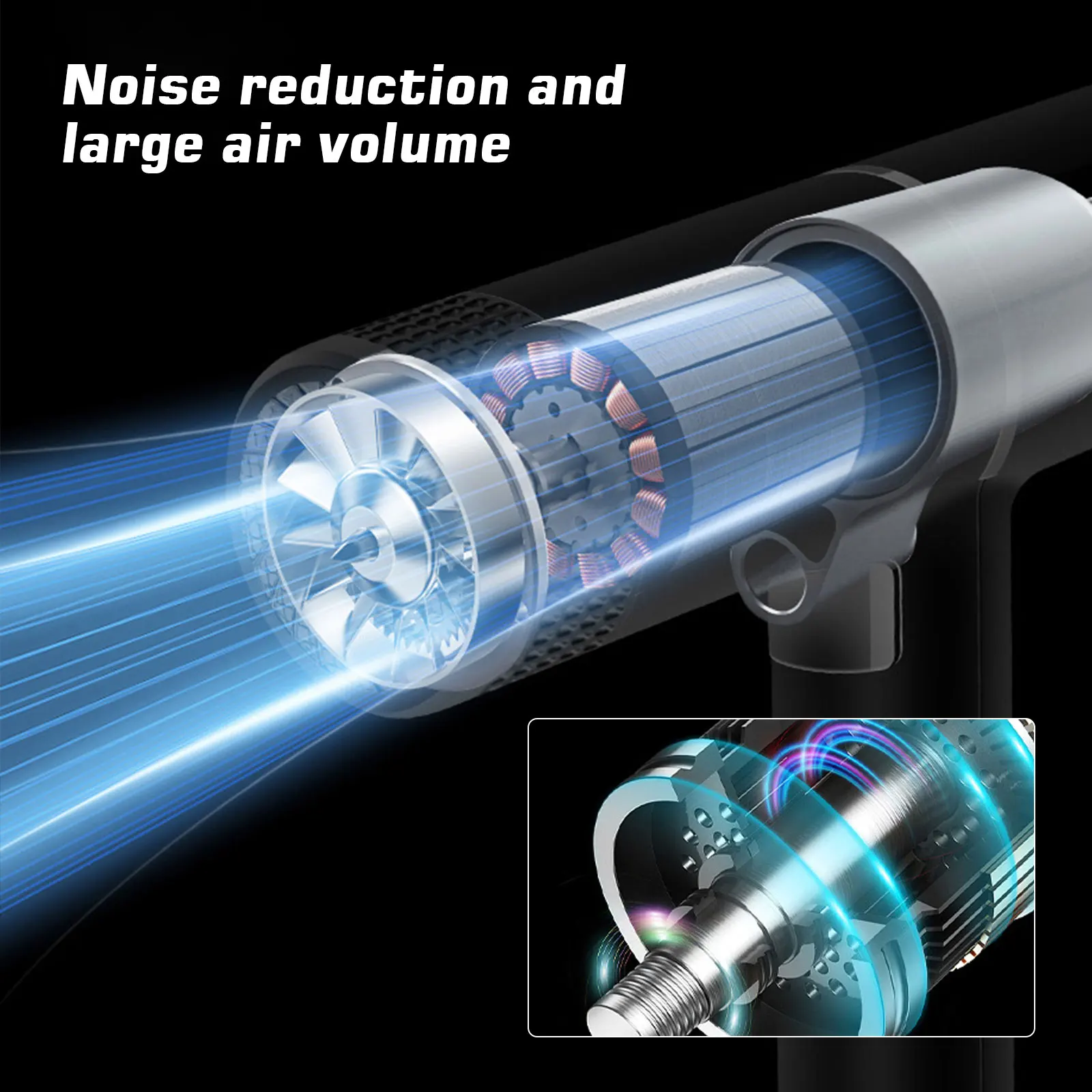 5 в 1 многофункциональная воздушная сушилка с расческой Sepillo Анион Фен для волос