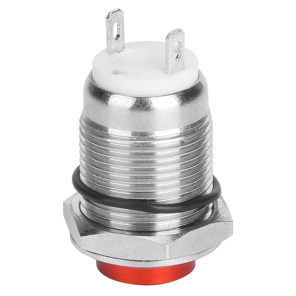 Металлическая быстродействующая кнопка 12 мм водонепроницаемый стартовый