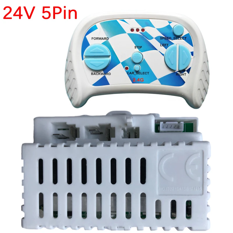 

24V 5PIN Children's Electric Car Remote Control Receiver, Ride On Toy SUV Off-Road Vehicle 2.4G Bluetooth Controller Transmitter