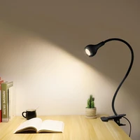 led usb reading lamp book light ultra bright flexible bending table desk lamp bedside for notebook pc computer with holder clip