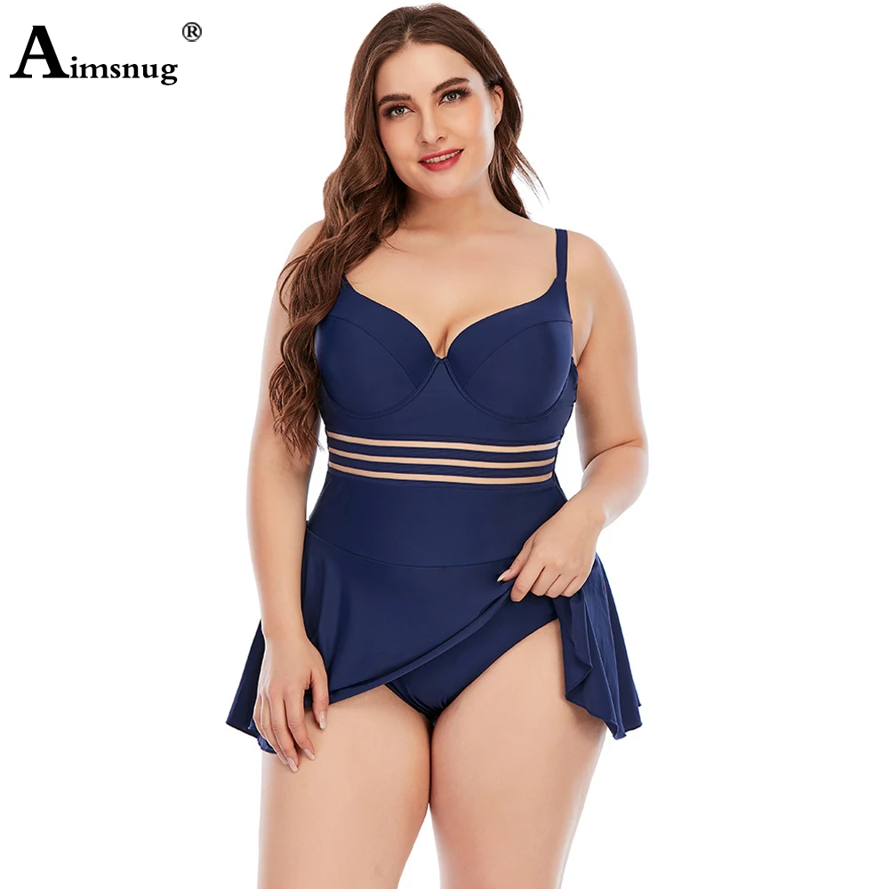 

Plus Size Women Tankini Swimsuit Ladies Patchwork Guaze Two Piece Outfits 2021 mujer Summer bikinis Swimwear Sexy Femme Clothing