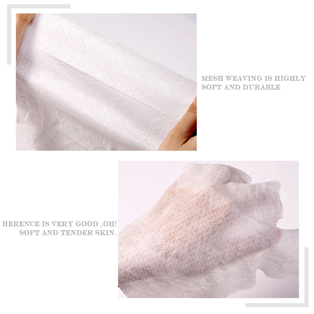 

Disposable Dry Wipes, 70 Sheets/Pack, Pure Cotton Face Cleansing and Makeup Removing Cotton Tissue