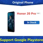Разблокированный телефон Honor 20 Pro, Международная прошивка, 4G LTE, на базе Android, Восьмиядерный процессор Kirin 980, 48 МП, сканер отпечатка пальца, экран 6,26 дюйма, 48 МП
