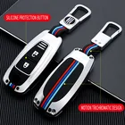 Чехол из цинкового сплава с 3 кнопками для автомобильного ключа, чехол для Suzuki Vitara Swift Ignis Kizashi SX4 Baleno Ertiga 2016 2017 2018 2019