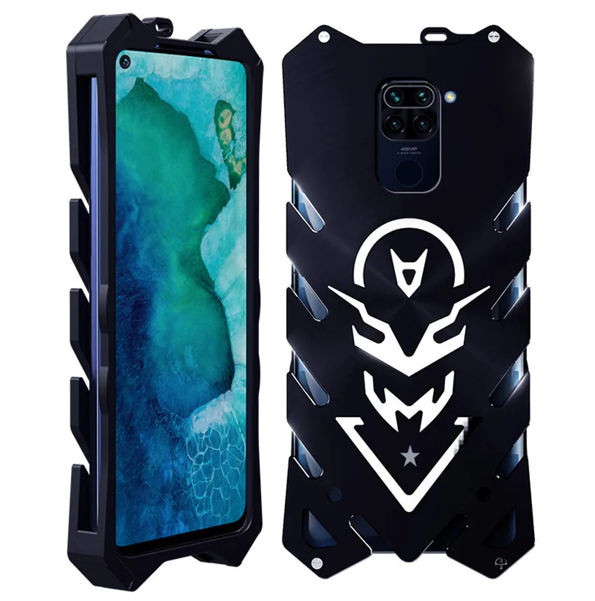 

For Xiaomi Redmi 10X 5g Zimon Luxury New Thor Heavy Duty Armor Metal Aluminum Phone Case For Xiaomi Redmi 10X 4g 5g Case