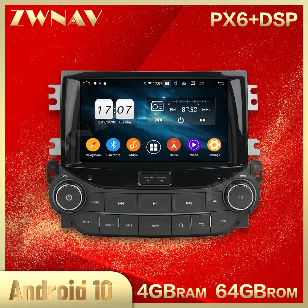 2 din Android 10 0 экран Автомобильный мультимедийный плеер для CHEVROLET MALIBU 2013 2014 2015 Видео