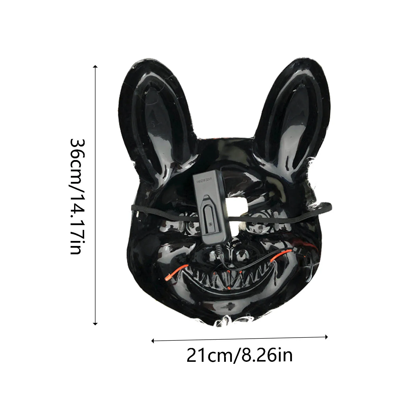 Маски для Хэллоуина 2021 Новинка кровавый убийца кролик страшная маска плюшевая