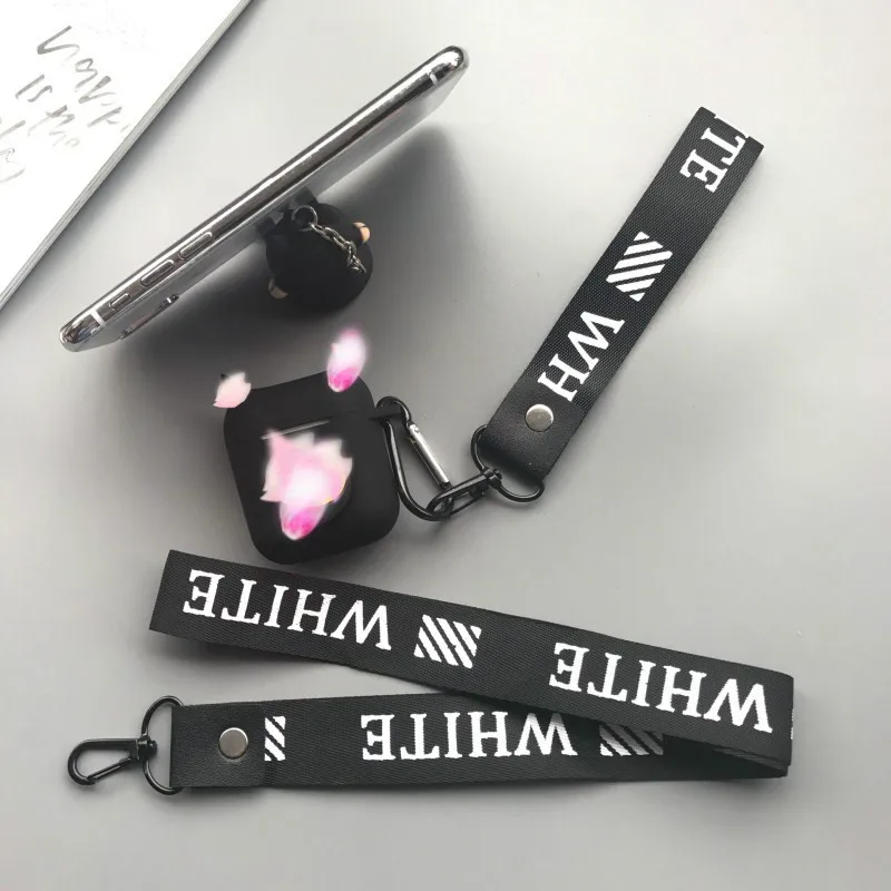 Роскошные модные Мультяшные аксессуары для наушников силиконовый чехол Airpods