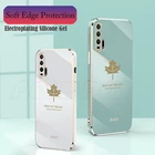 Силиконовый чехол с кленовым покрытием для Huawei Honor 10i 8X 9X 30i 20e 20 Lite 30 V30 50 Pro Y9 Prime 2019, мягкий чехол с квадратной рамкой