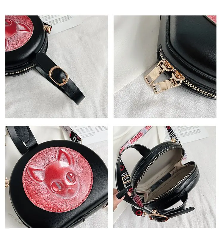 

Fashion Fun Animal Pattern Pu Leather Crossbody Bag for Women Shoulder Bag Purses and Handbags Casual Saddle Bag Designer Bag