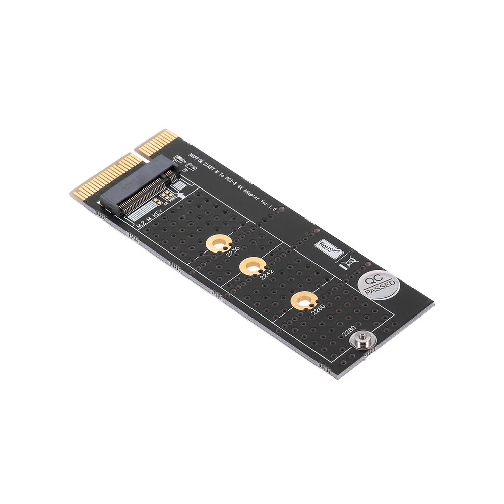 M.2 NVME M Key SSD to PCI- E 4X Adapter Card Vertical Installation Converter for Desktop PC Support 2230/2242/2260 type | Компьютеры и