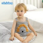 Детское трикотажное Боди без рукавов, на веснузиму