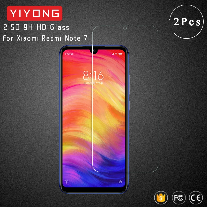 Защитное стекло YIYONG 2.9D для Xiaomi Redmi Note 7 6 5 8T 8 Pro закаленное | Мобильные телефоны и
