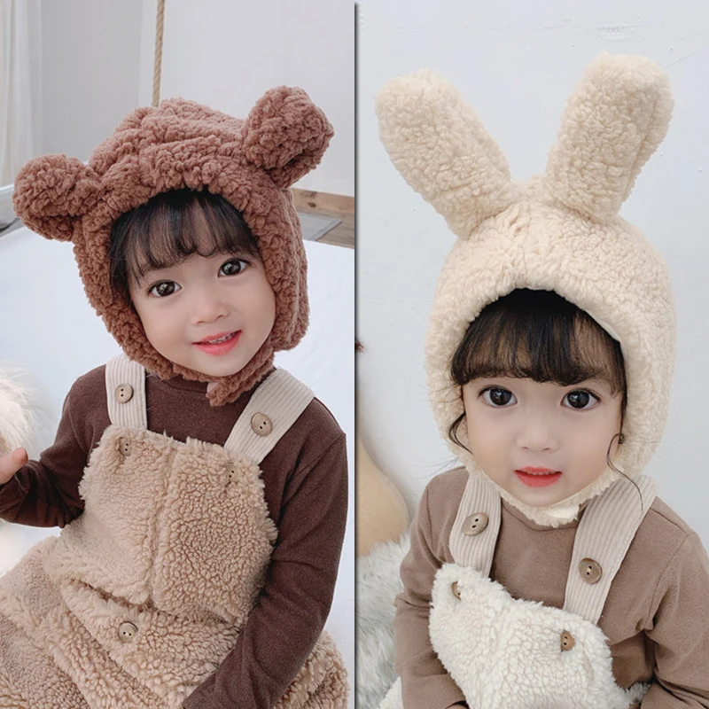 Осень зима для маленьких мальчиков и девочек из флиса Симпатичные Длинные шапки