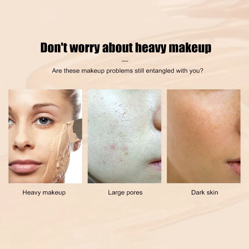 Natural Nude Face Makeup Effect Concealer Stick Moisturizing Brighten Skin BB Cream maquillaje coreano# |