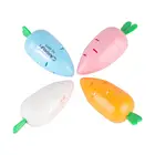 Пластиковая точилка для карандашей Kawaii, в форме моркови, креативный мультяшный нож для карандашей детские школьные принадлежности, 2 шт.