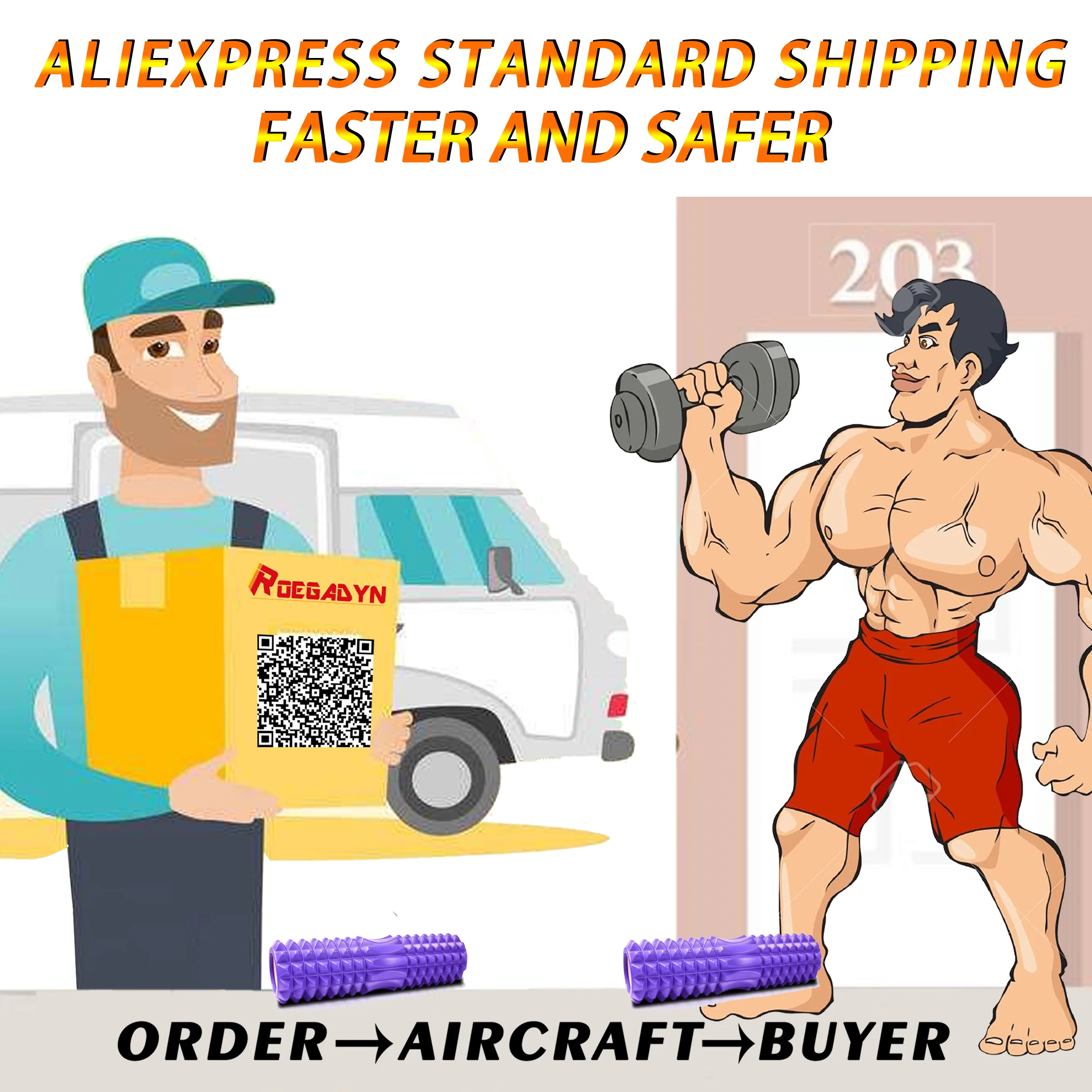 Ролик ROEGADYN для фитнеса черный ролик йоги из пены аксессуары и пеноматериала