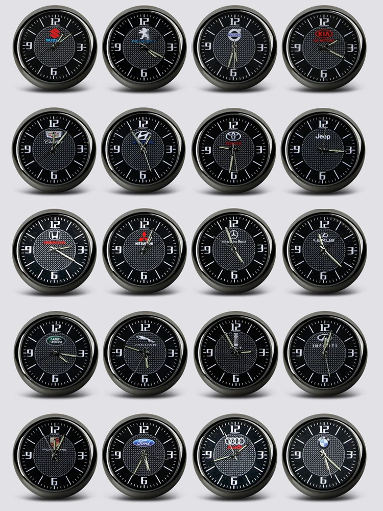 Автомобильные часы Ремонт интерьера светящийся электронный кварц для украшений