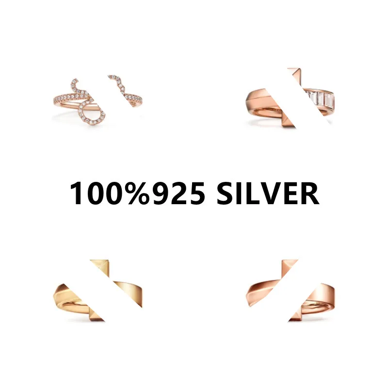

TF925 Sterling Silve Rings For Women Wholesale Popular Flower Lucky Rings For Women Jewelry Making Dorpshipping rings 2021 trend