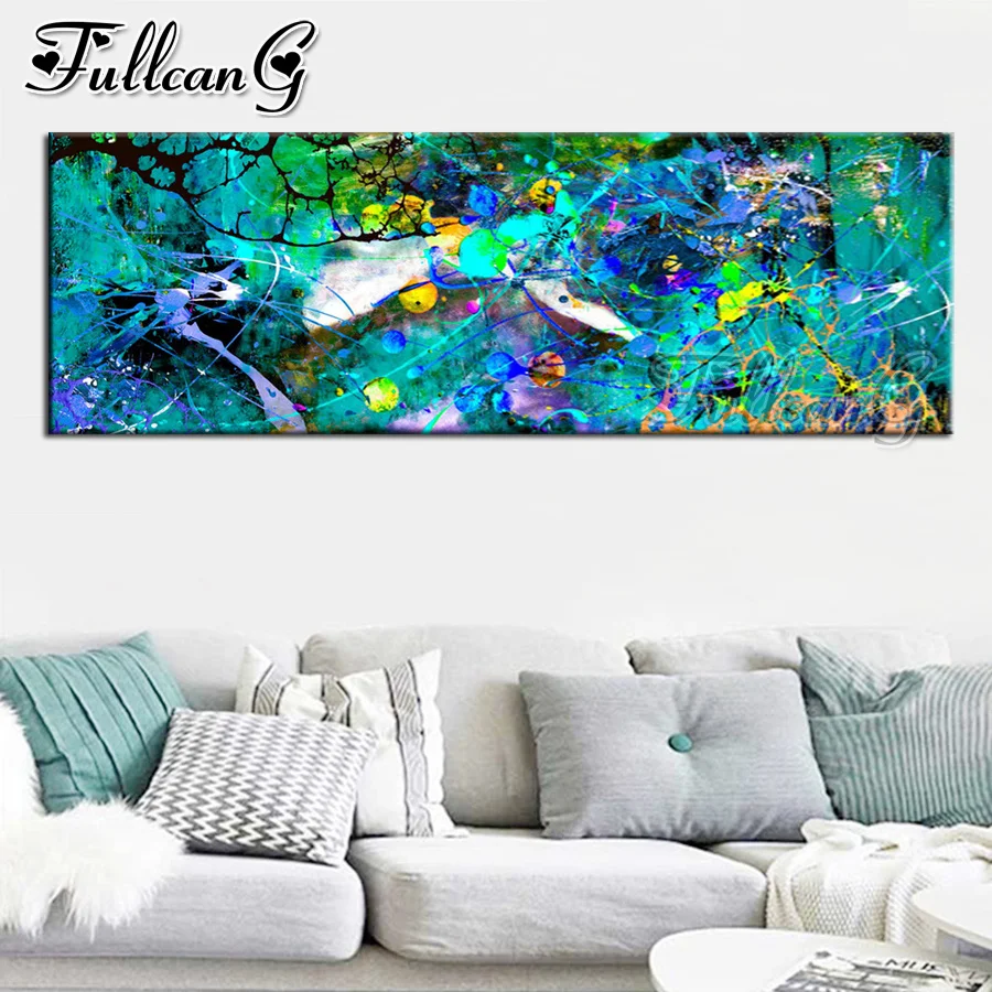 

FULLCANG фантазия абстрактный пейзаж цветной 5d Сделай Сам полностью Алмазная вышивка большая мозаика Холст Картина распродажа домашний декор ...