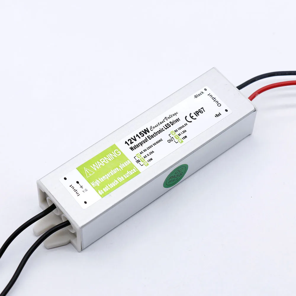 5 Вт 10 15 20 24 30 36 50 60 80 100 150 DC12V светодиодный Водонепроницаемый источника питания