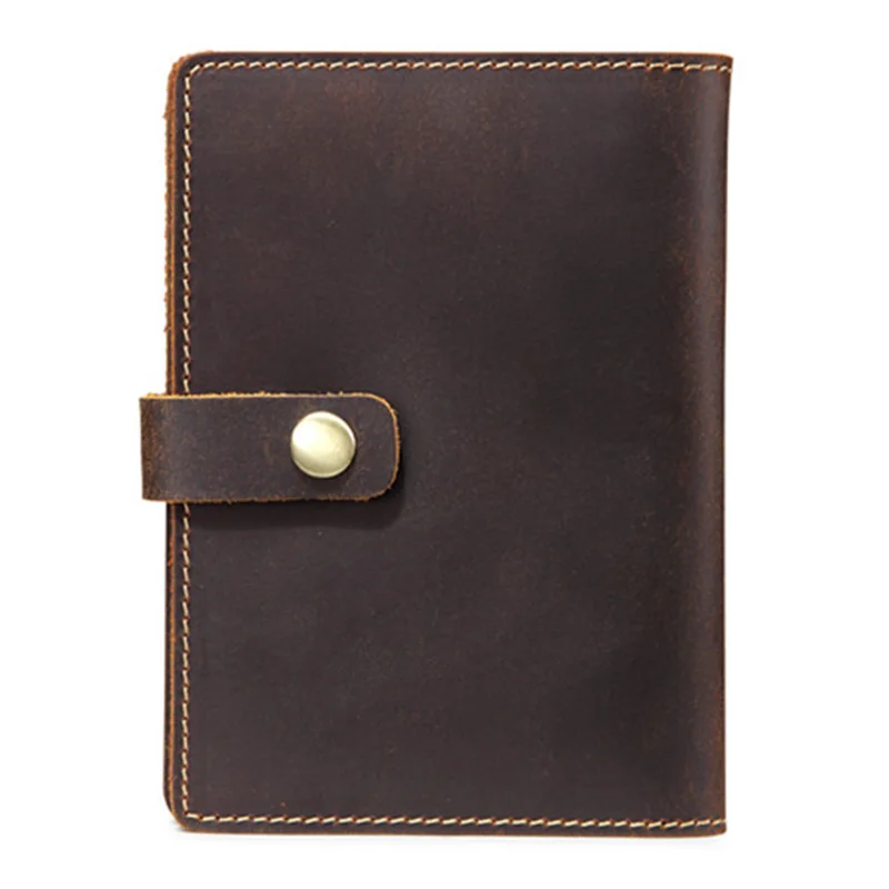 

Men Top Cow Leather Case Handmade Travel Passport Cover for Travel Wallet Card Business Card