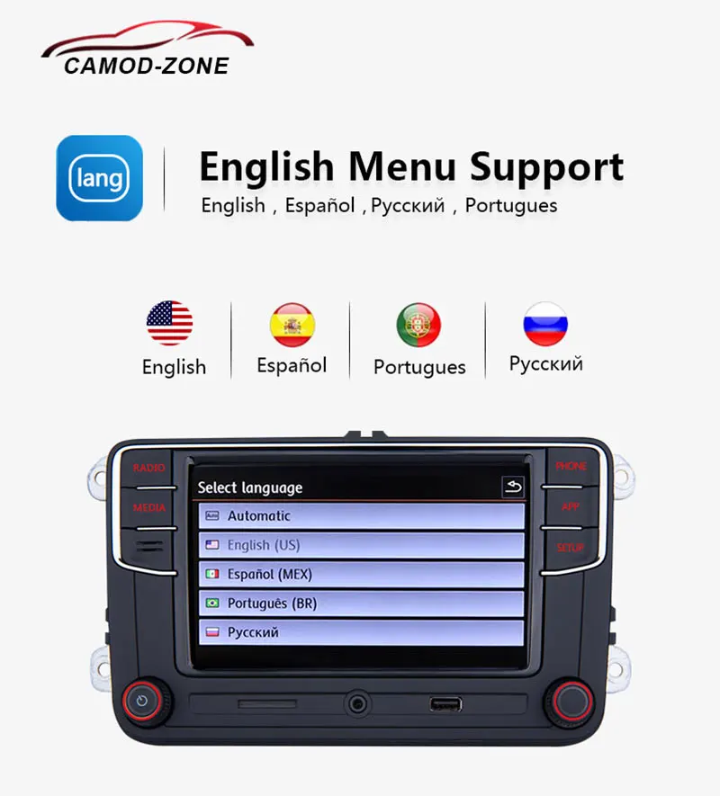 Android Авто Noname RCD330 Plus RCD330G Carplay Автомагнитола MIB 6RD 035 187B для VW Golf 5 6 Jetta MK5 MK6 CC Tiguan Passat Polo