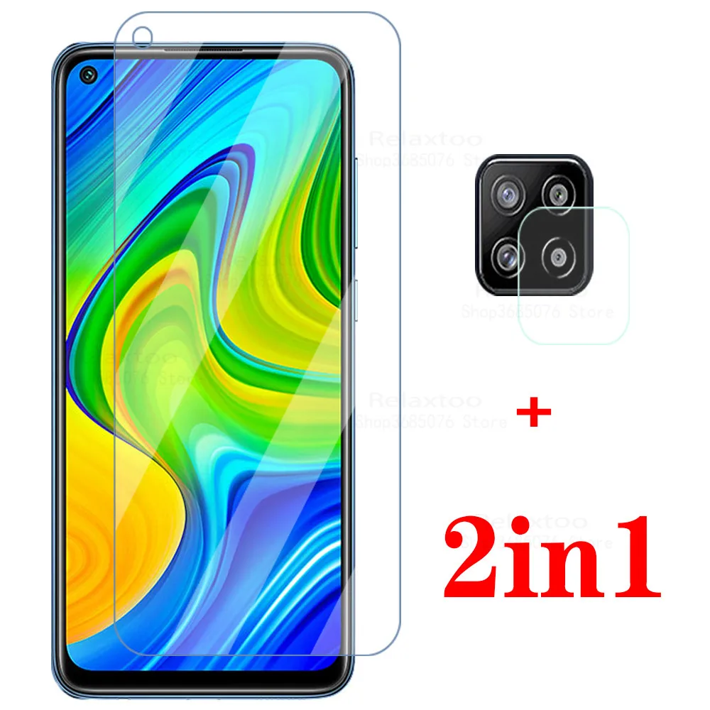 Redmi note 9 Tempad стекло чехол 2 в 1 на Xiaomi не Примечание объектива камеры заднего стекла