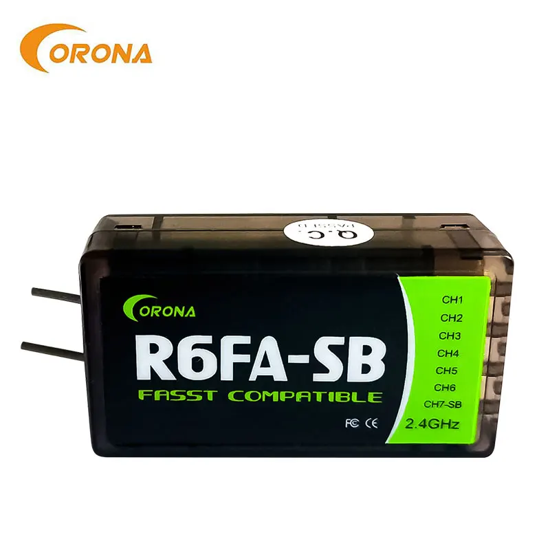 Corona R6FA-SB 2 4 Ghz FASST совместимый с S.BUS приемник для радиоуправляемого самолета |