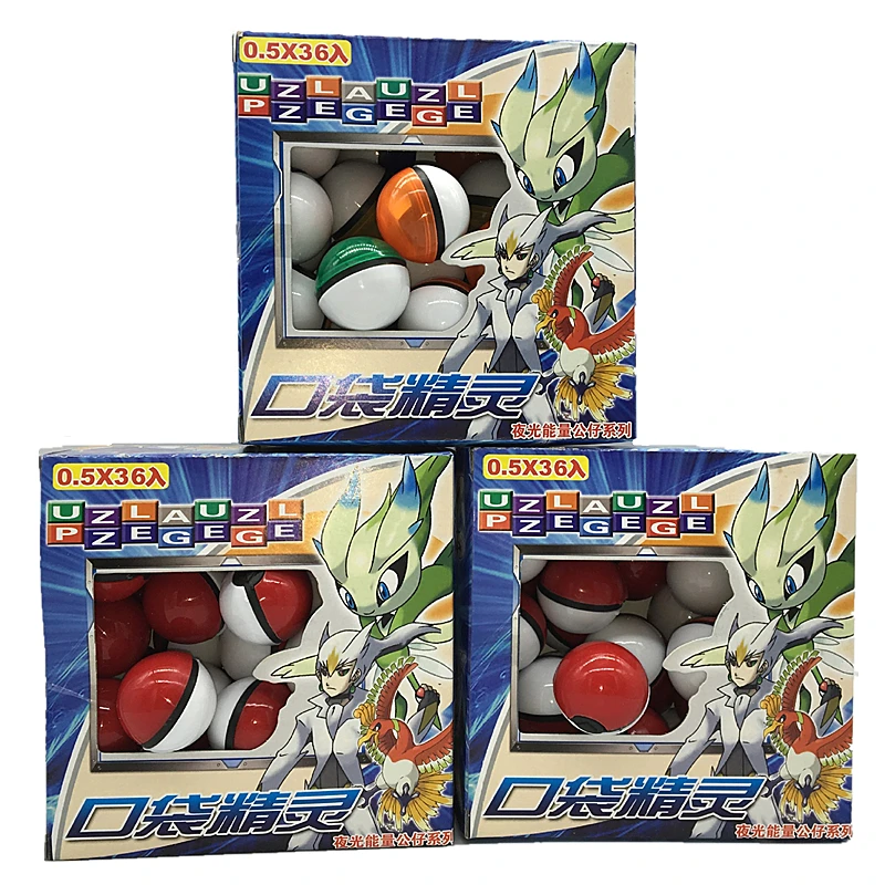

Pokemon Blind Box Ball 36 Characters Original Pokémon Toy Ball, With Role Model Children's Toys, With Box