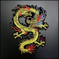 dragon embroidery patch clothes applique for t shirt clothing accessory coat patch