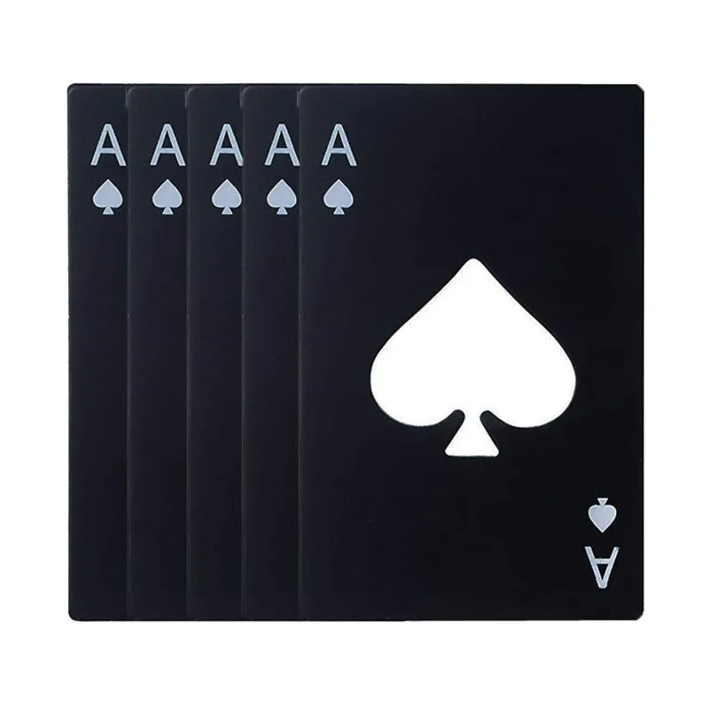Новый стильный покер игральные карты Ace of Spades Бар Инструмент газировка пиво