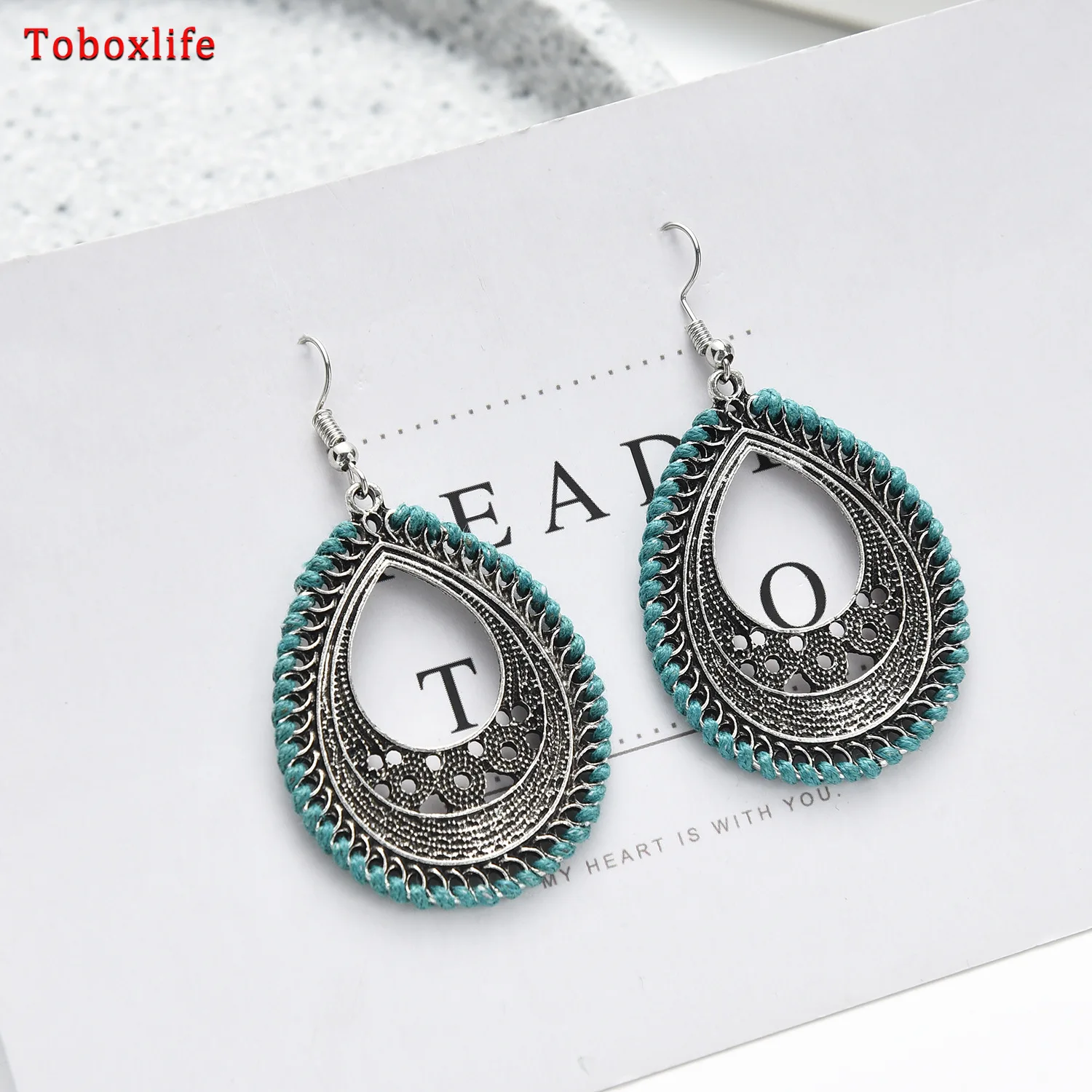 Серьги Toboxlife модные ювелирные изделия 2020 корейские Висячие серьги из сплава