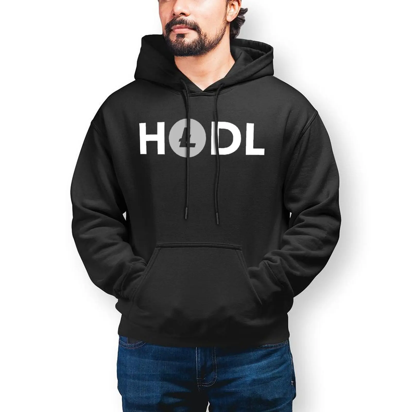 

Толстовки для биткоинов HODL, криптовалюта, хлопок, уличный пуловер, худи, теплая Модная Толстовка большого размера для мужчин