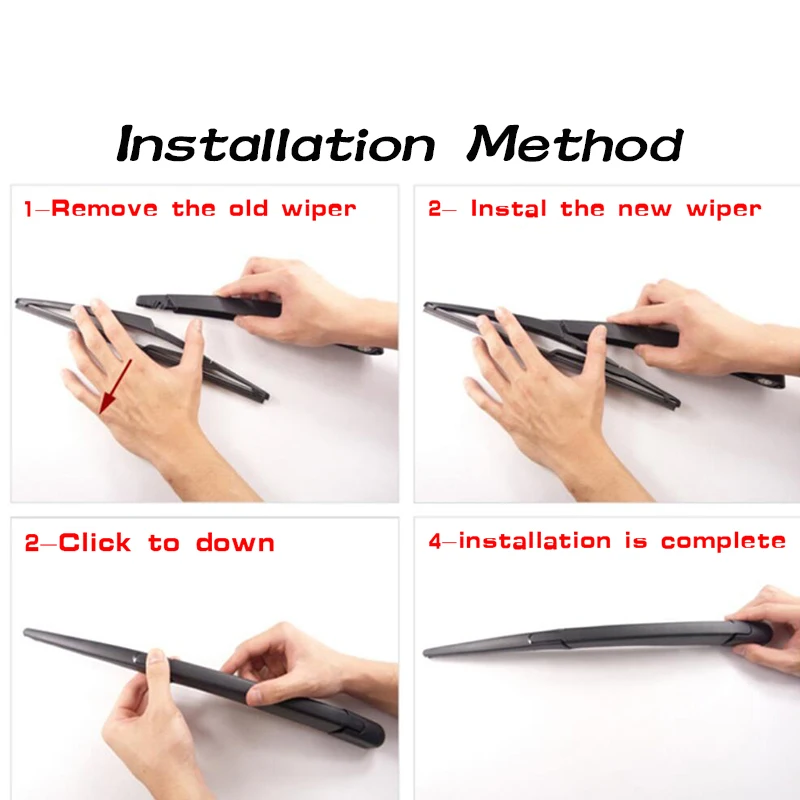 

BEMOST Car Rear Wiper Arm Blade Soft Natural Rubber For Ford For Focus ST 310mm Hatchback 2012 2013 2014 2015 2016 2017 2018