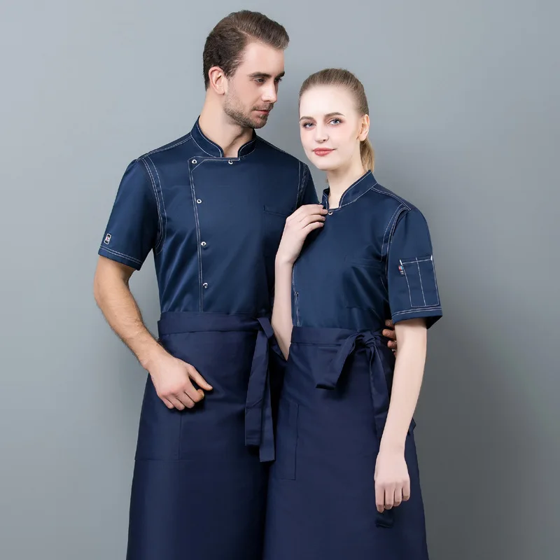 Форма шеф-повара с длинным рукавом для отеля ресторана кухни короткими рукавами