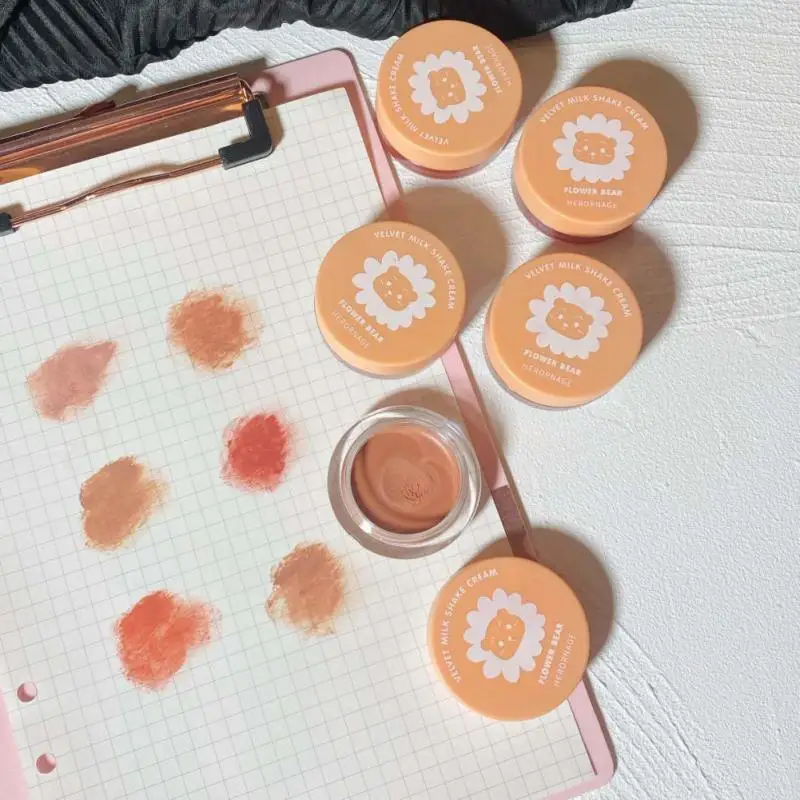 HERORANGE Jelly Bulsher Pallete Mousse Gel Blush Cream Makeup Mineral Cheek High-gloss Power Contour Longlasting Cosmetic TSLM2 | Красота и