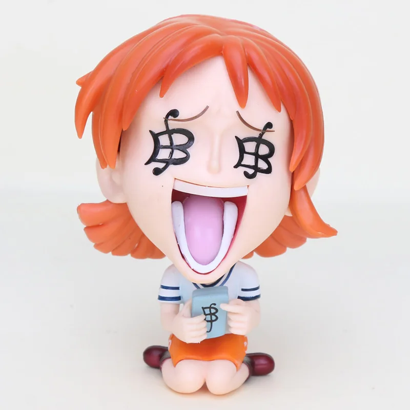 nami Один кусок детство Сабо Луффи Ace Чоппер Sanji Roronoa Зоро GK Q сидя вер. Бутылка обнимающая ПВХ фигурка модель игрушки - Цвет: nami