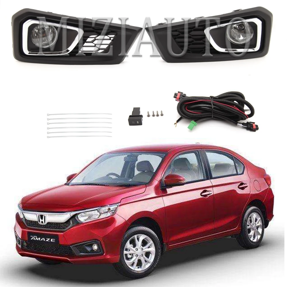 Передние противотуманные фары для Honda AMAZE/BRIO 2019 2020 Противотуманные крышка рамка