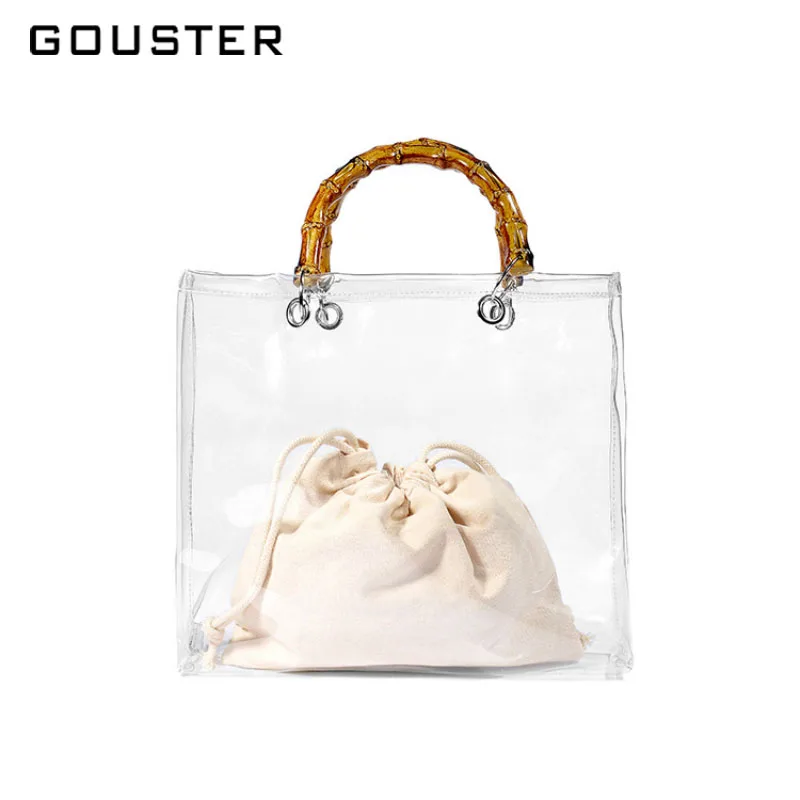 Горячая Распродажа Прозрачная ПВХ сумка женская индивидуальная композитная