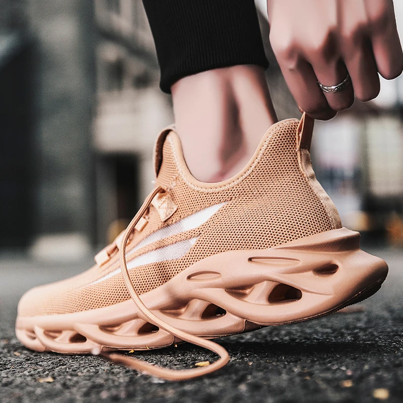 

PULOMIES Men Sneakers Men Casual Shoes Platform Spring Sneakers Breathable Shoes Men Sport Shoes Men Runnning Shoes 39 Size