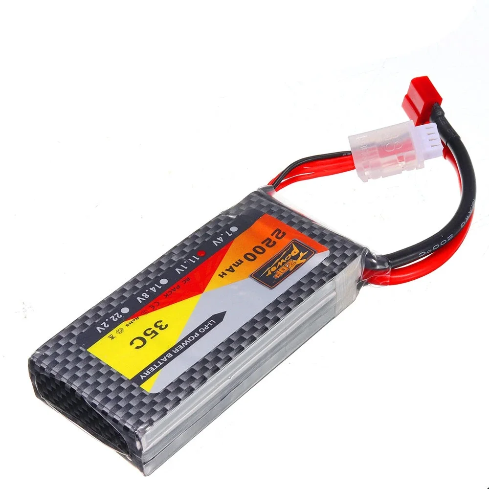 ZOP Power 7 4 V/11 1 V/14 8 V/22 2 V 2200mAh 35C 3S Lipo батарея T Plug для моделей RC|Зарядные устройства| |