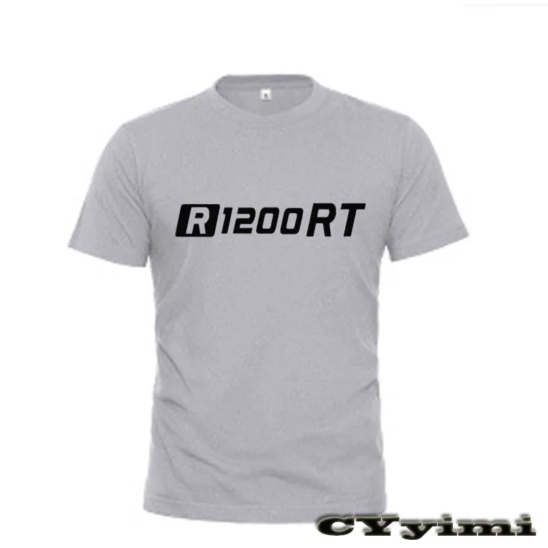 Футболка мужская с логотипом 100% хлопок коротким рукавом круглый вырез для BMW R1200RT
