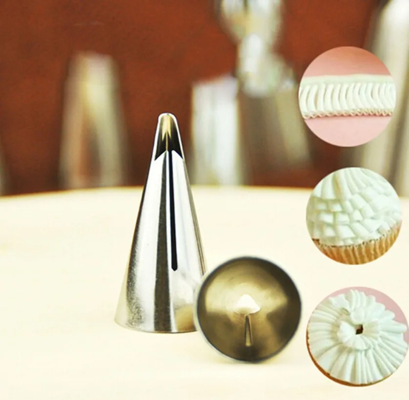 

1Pcs Stainless Steel Creative Icing Piping Nozzle Cake Decorating Pastry Tips Baking Tools Pop Baking Decor Supplies